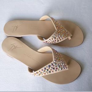 Giuseppe Zanotti slides sandals size 37